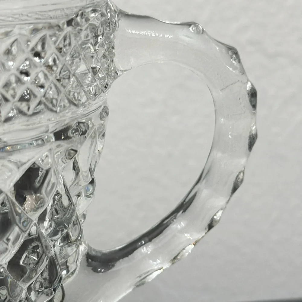 Wexford Anchor Hocking Pressed Glass 8oz Creamer